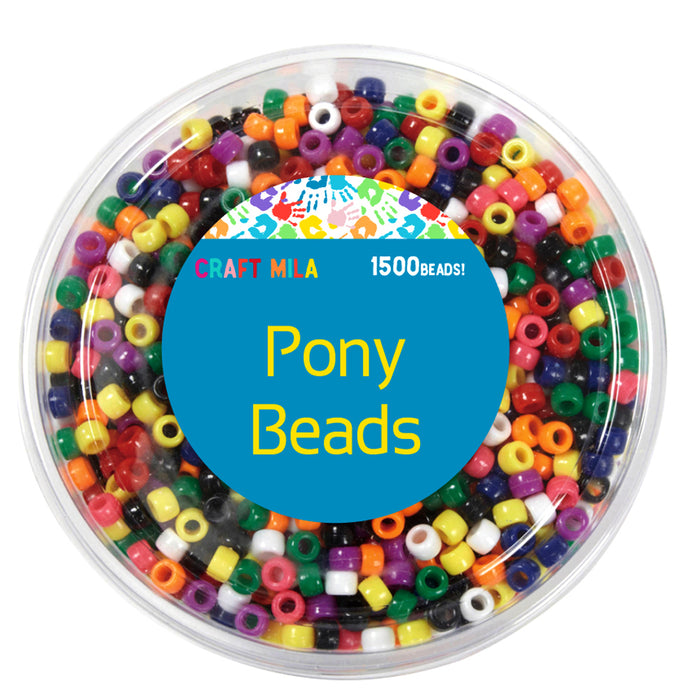 1500 Piece Pony Beads