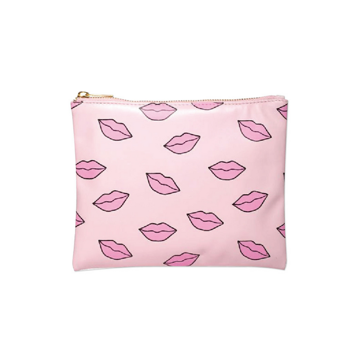 Pink Lips Pencil Pouch