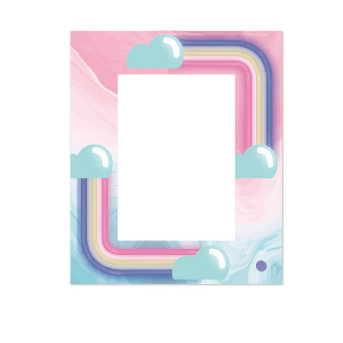 Rainbow Cloud- Dry Eraser Board