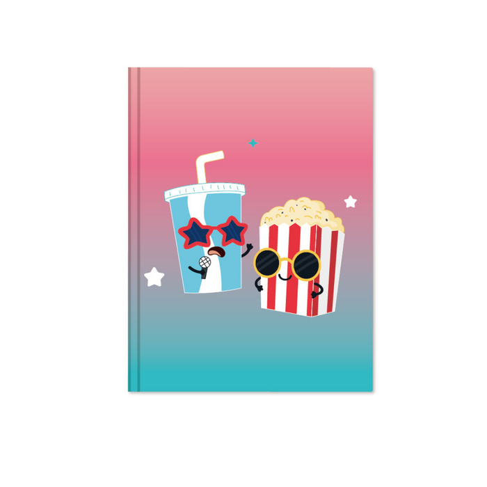 Pop Corn and Cola A5 Notebook