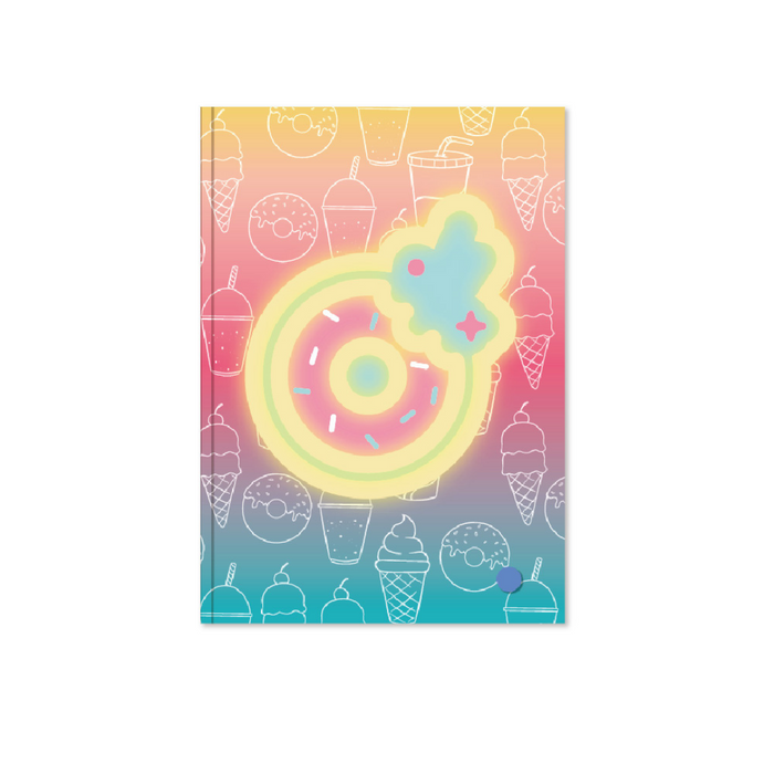 Donut Light Up A5 Notebook